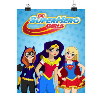 DC Super Hero Girls Art Satin Silky Poster for Home Decor
