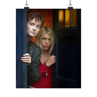 Doctor Who The Christmas Invasion Art Satin Silky Poster for Home Decor