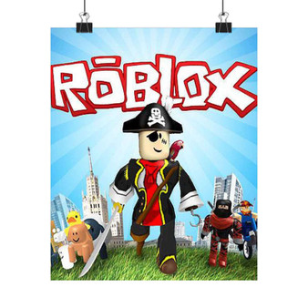 Roblox Products Silky Poster Satin Art Print Wall Home Decor