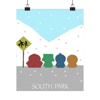 South Park Snow Products Silky Poster Satin Art Print Wall Home Decor
