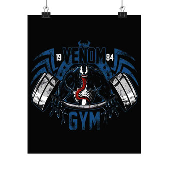 Spiderman Venom Gym Silky Poster Satin Art Print Wall Home Decor