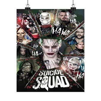 Suicide Squad Characters Silky Poster Satin Art Print Wall Home Decor