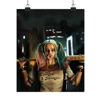 Suicide Squad Harley Quinn Silky Poster Satin Art Print Wall Home Decor