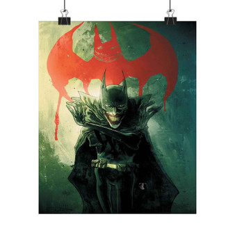 The Joker as Batman Silky Poster Satin Art Print Wall Home Decor
