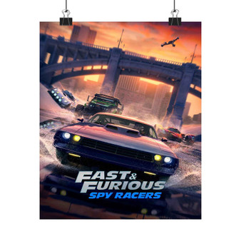 Fast Furious Spy Racers Art Satin Silky Poster for Home Decor