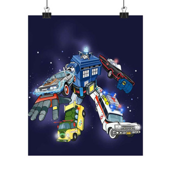 Voltron Legendary Defender Dr Who Silky Poster Satin Art Print Wall Home Decor
