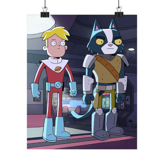 Final Space Art Satin Silky Poster for Home Decor