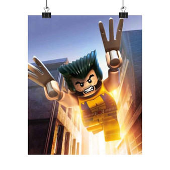 Wolverine Xmen Lego Silky Poster Satin Art Print Wall Home Decor