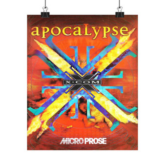 X COM Apocalypse Silky Poster Satin Art Print Wall Home Decor