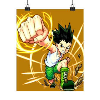 Gon Freecss Hunter x Hunter Art Satin Silky Poster for Home Decor