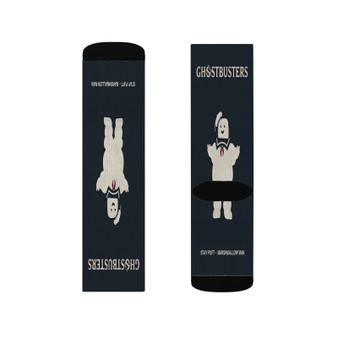 Ghostbusters Marshmallow Man Sublimation White Socks Polyester Unisex Regular Fit