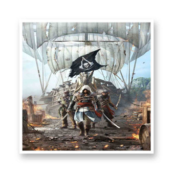Assassin s Creed IV Black Flag Products Kiss-Cut Stickers White Transparent Vinyl Glossy