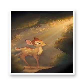 Bambi in The Light Kiss-Cut Stickers White Transparent Vinyl Glossy
