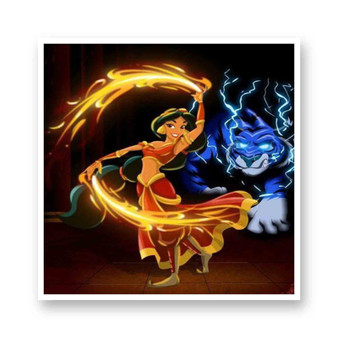 Jasmine The Fire Nation Kiss-Cut Stickers White Transparent Vinyl Glossy