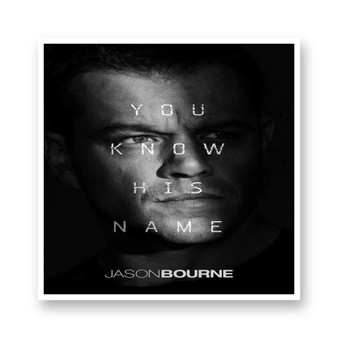 Jason Bourne Quotes Kiss-Cut Stickers White Transparent Vinyl Glossy