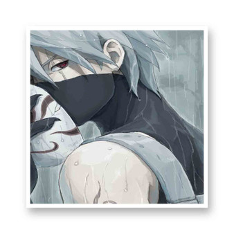 Kakashi Hatake Naruto Shippuden Kiss-Cut Stickers White Transparent Vinyl Glossy