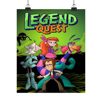 Legend Quest Art Satin Silky Poster for Home Decor