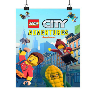 LEGO City Adventures Art Satin Silky Poster for Home Decor