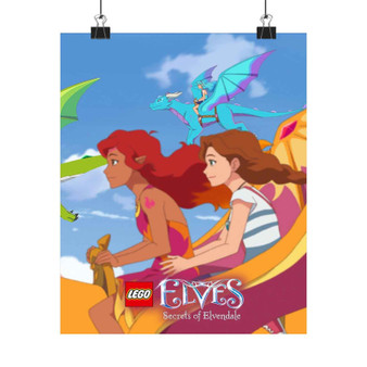 LEGO Elves Secrets of Elvendale Art Satin Silky Poster for Home Decor