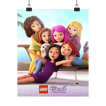 LEGO Friends Girls on a Mission Art Satin Silky Poster for Home Decor