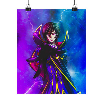 Lelouch Lamperouge Code Geass Art Satin Silky Poster for Home Decor