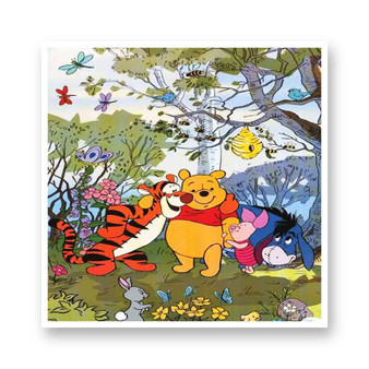 Pooh and Friends Disney Kiss-Cut Stickers White Transparent Vinyl Glossy