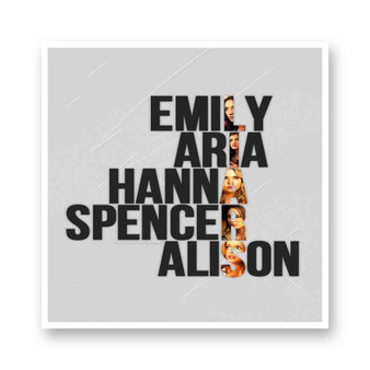 Pretty Little Liars Kiss-Cut Stickers White Transparent Vinyl Glossy