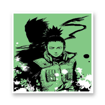 Shikamaru Nara Naruto Kiss-Cut Stickers White Transparent Vinyl Glossy