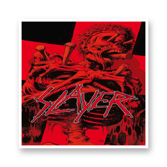 Slayer Repentless Vol 1 Kiss-Cut Stickers White Transparent Vinyl Glossy