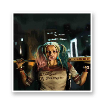 Suicide Squad Harley Quinn Kiss-Cut Stickers White Transparent Vinyl Glossy