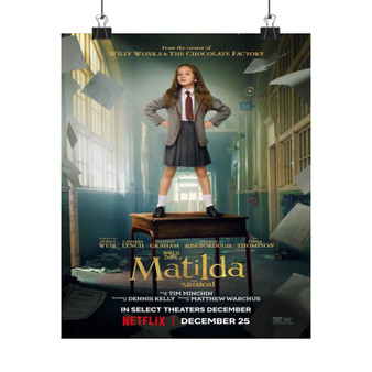 Matilda The Musical Art Satin Silky Poster for Home Decor