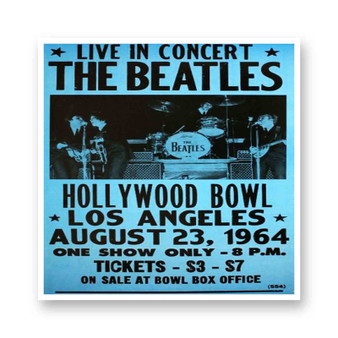 The Beatles Hollywood Bowl Kiss-Cut Stickers White Transparent Vinyl Glossy