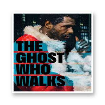 The Ghost Who Walk Kiss-Cut Stickers White Transparent Vinyl Glossy