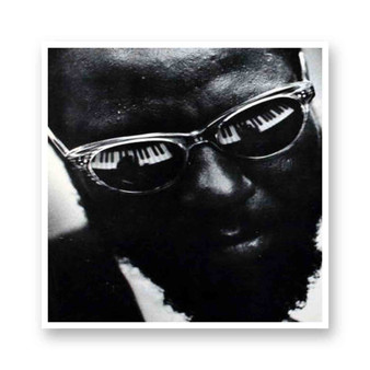 Thelonious Monk Kiss-Cut Stickers White Transparent Vinyl Glossy