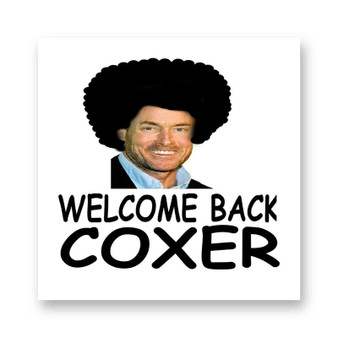 Welcome Back Coxer Kiss-Cut Stickers White Transparent Vinyl Glossy