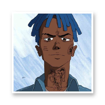 XXXTentacion Sauce Kiss-Cut Stickers White Transparent Vinyl Glossy