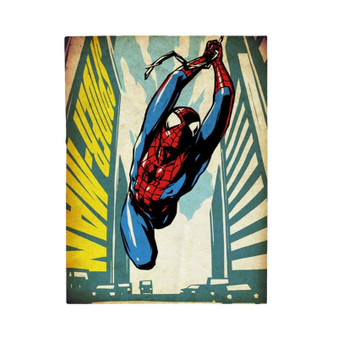 Comic Spiderman Velveteen Plush Polyester Blanket Bedroom Family