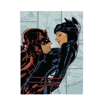 Daredevil and Catwoman Velveteen Plush Polyester Blanket Bedroom Family