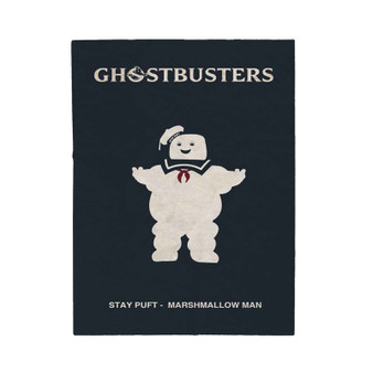 Ghostbusters Marshmallow Man Velveteen Plush Polyester Blanket Bedroom Family