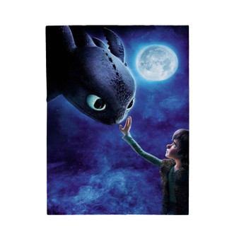 Hiccup and Toothless Velveteen Plush Polyester Blanket Bedroom Family