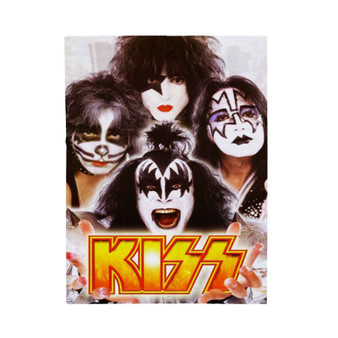 Kiss Band Art Velveteen Plush Polyester Blanket Bedroom Family