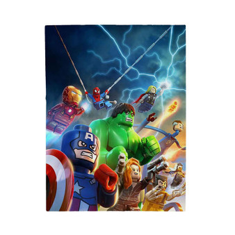 Marvel Superheroes Lego Velveteen Plush Polyester Blanket Bedroom Family