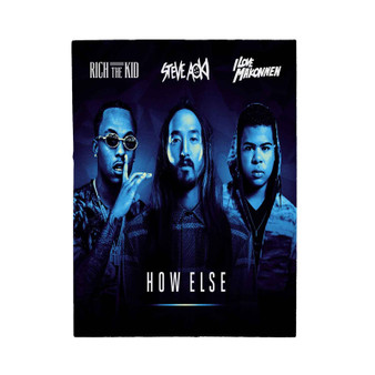 Steve Aoki Feat Rich The Kid ILove Makonne Velveteen Plush Polyester Blanket Bedroom Family