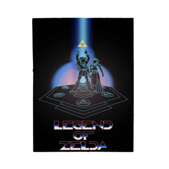 The Legend of Zelda Tron Style Velveteen Plush Polyester Blanket Bedroom Family