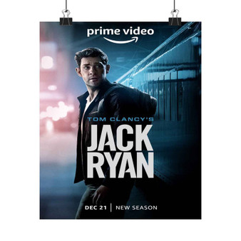 Tom Clancy s Jack Ryan Art Satin Silky Poster for Home Decor