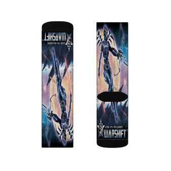 Warshift Polyester Sublimation Socks White