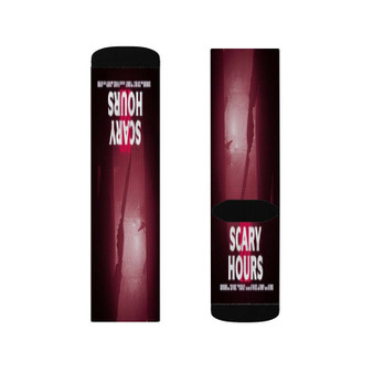 Drake Scary Hours 3 Polyester Sublimation Socks White