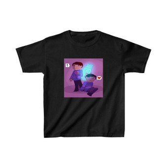 Dan and Phil Undertale Unisex Kids T-Shirt Clothing Heavy Cotton Tee