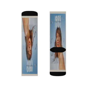 Taylor Swift 1989 Taylor s Version Polyester Sublimation Socks White