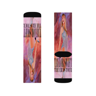 Taylor Swift The Eras Tour Movie Polyester Sublimation Socks White